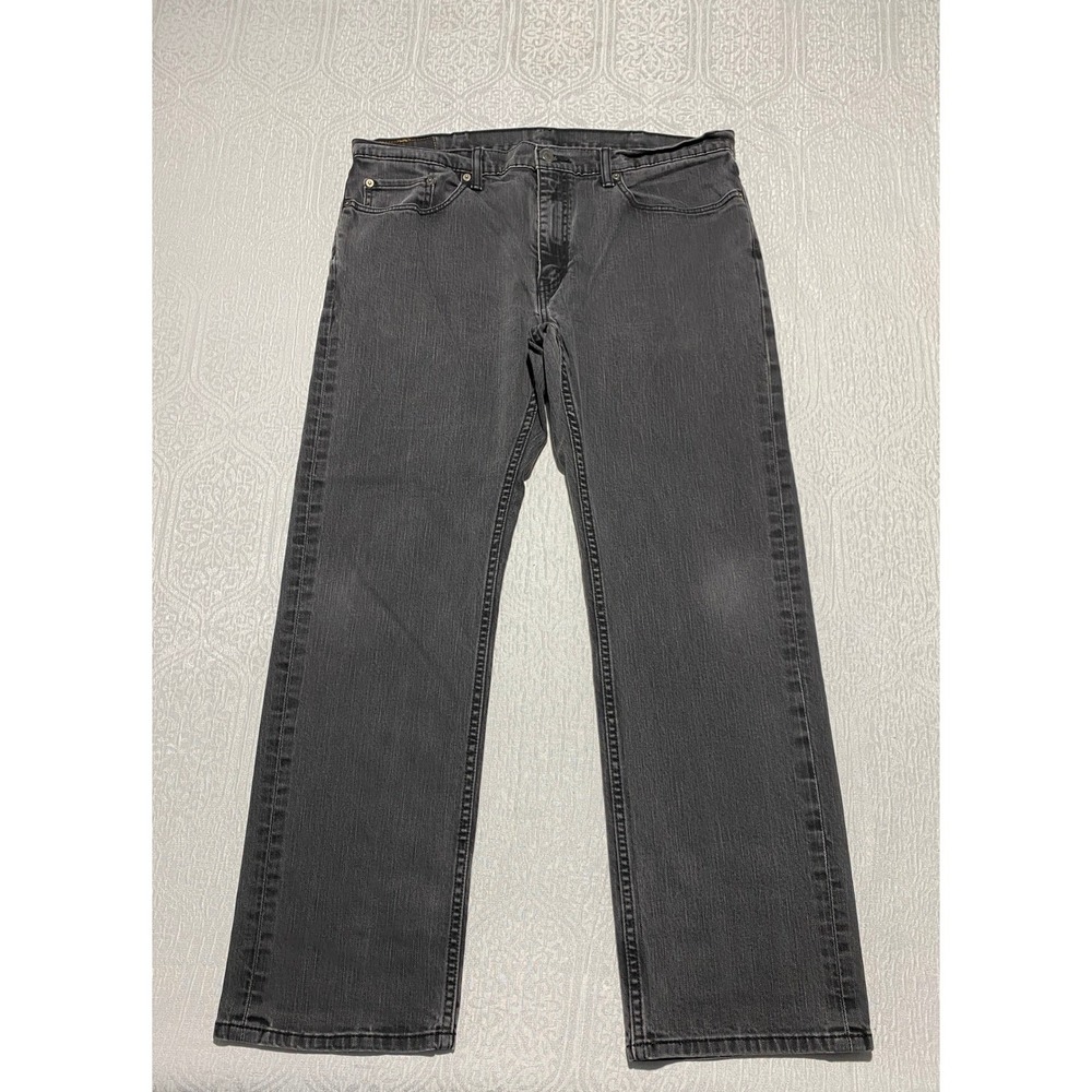 Levi's 559 Black Denim‎ Jeans Men 38x32 Relaxed Fit Straight Leg Pants